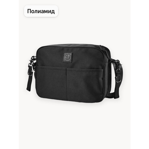 фото Сумка кросс-боди elodie, black, для мамы, на коляску, с пеленальником, термокарманом