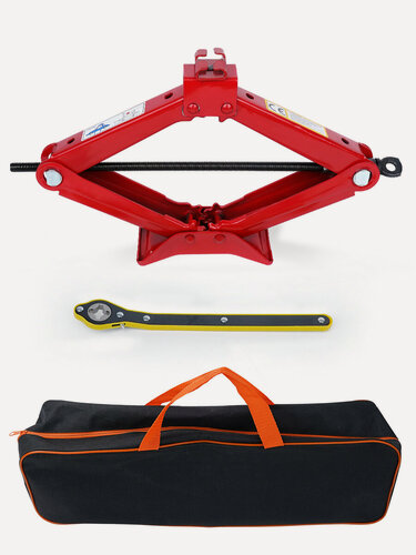 Изображение товара Домкрат ромбический автомобильный 3.0T, 120-445 mm, с поворотным ключом