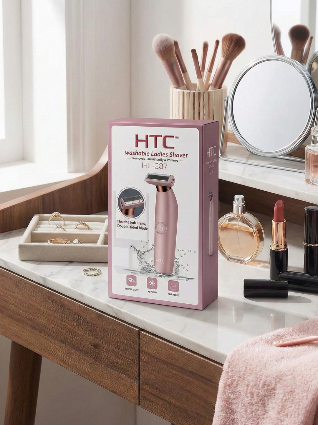 Триммер для тела и лица HTC OneBlade двустороннее лезвие, USB Type-C — фото 1