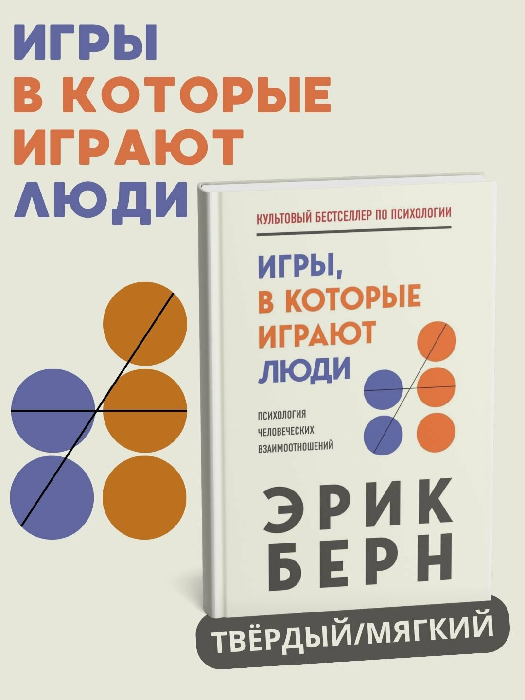 Книга "Игры, в которые играют люди", Эрик Берн, уникальное издание, 1964 год