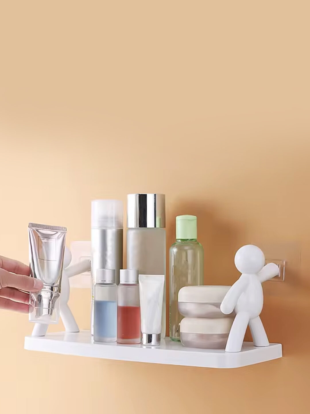 Полка настенная для ванной с человечками — фото 1