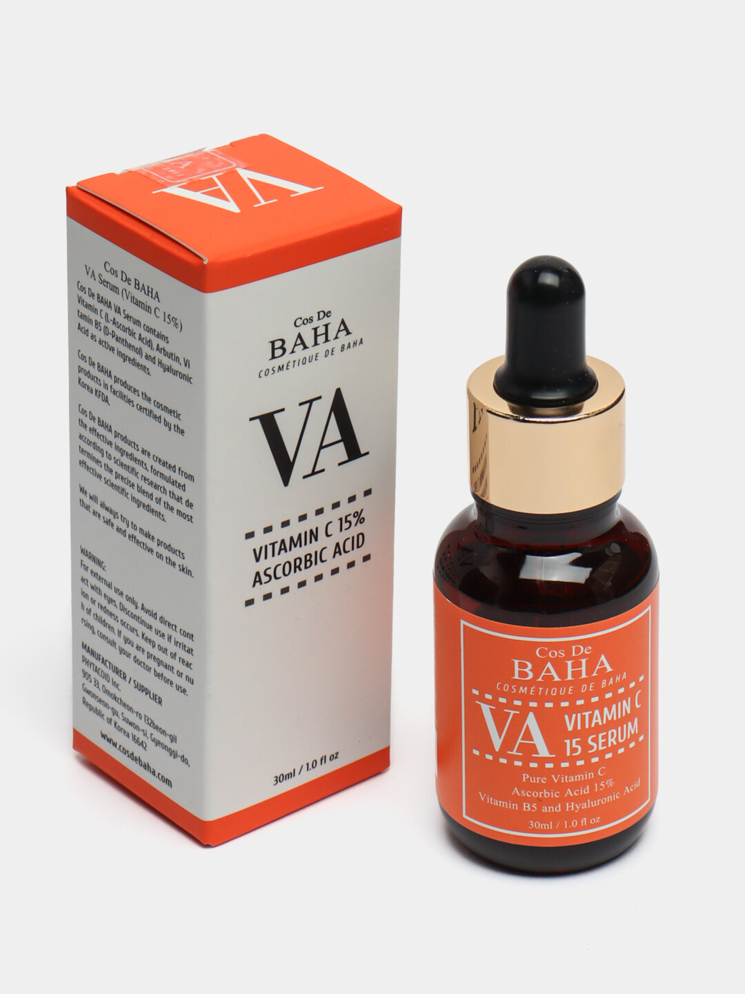 Осветляющая сыворотка с витамином С Cos de BAHA Vitamin C Ascorbic Acid Serum, 30 мл