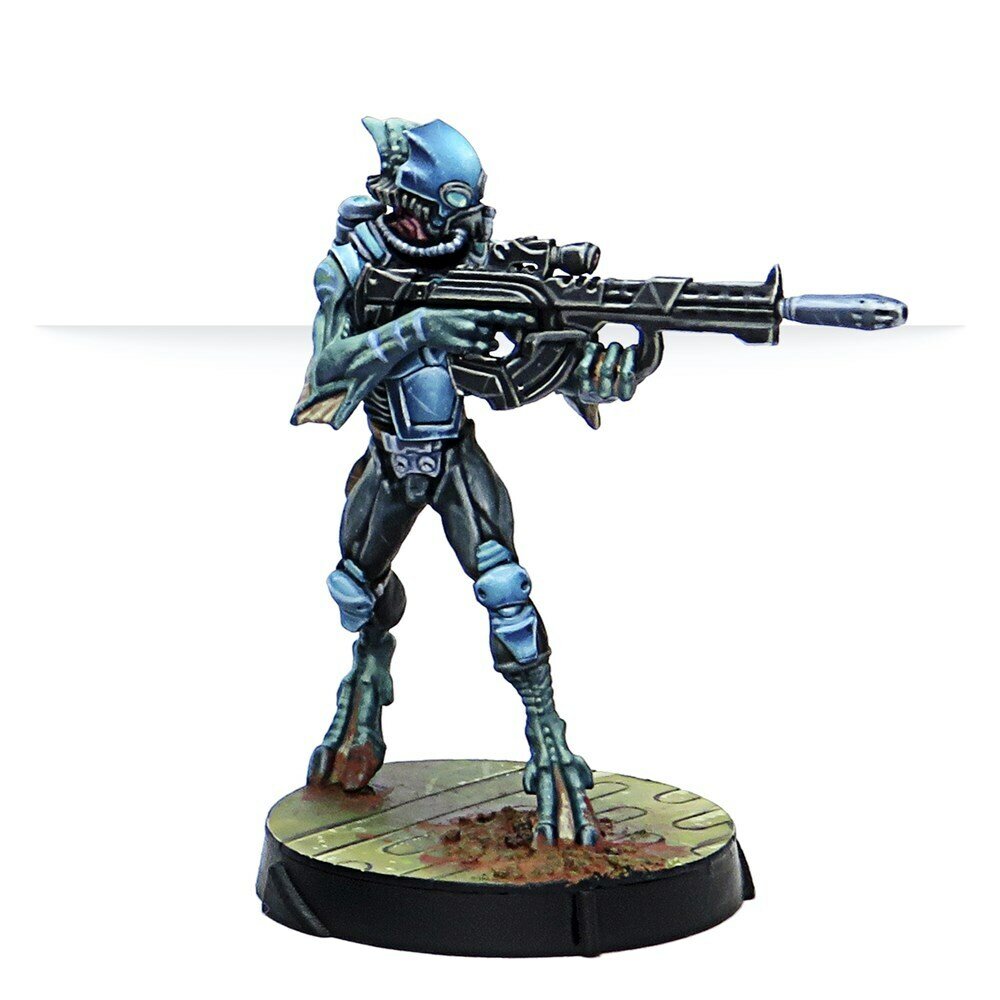 Набор миниатюр для настольный игры Inifinity Helot Militia (PanOceania) — фото 1