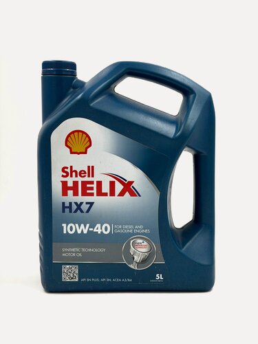 Изображение товара Масло моторное SHELL Helix HX7 10W-40, 5 литров , полусинтетическое