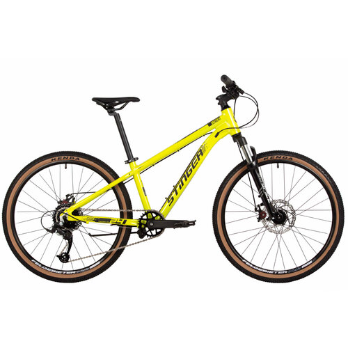 Подростковый велосипед Stinger Element Jr. (2025) 24 Зеленый (130-145 см)