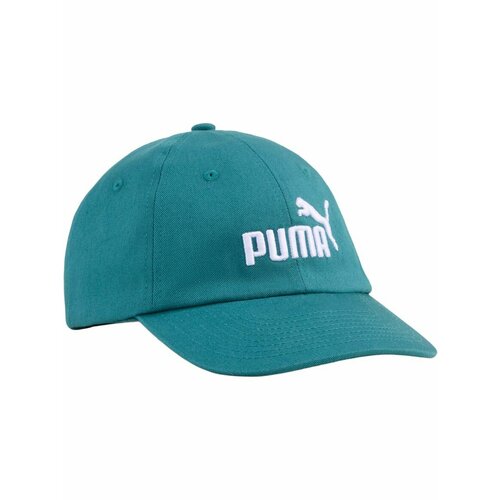 фото Бейсболка puma ess no.1 logo bb cap jr для девочек, размер youth, зеленый