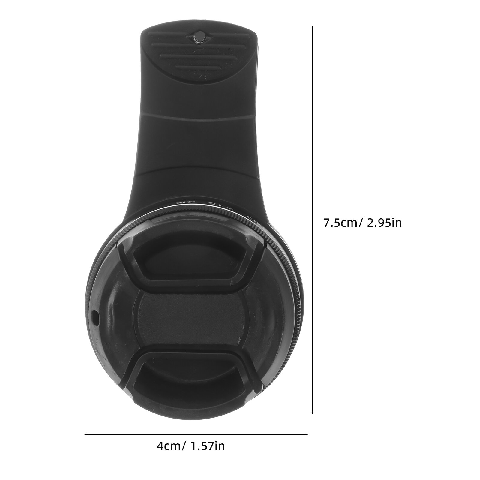 Макро Объектив Для Смартфона 15X С Клипсой 37 Мм Чёрный 3 7*3 7*2 Cm