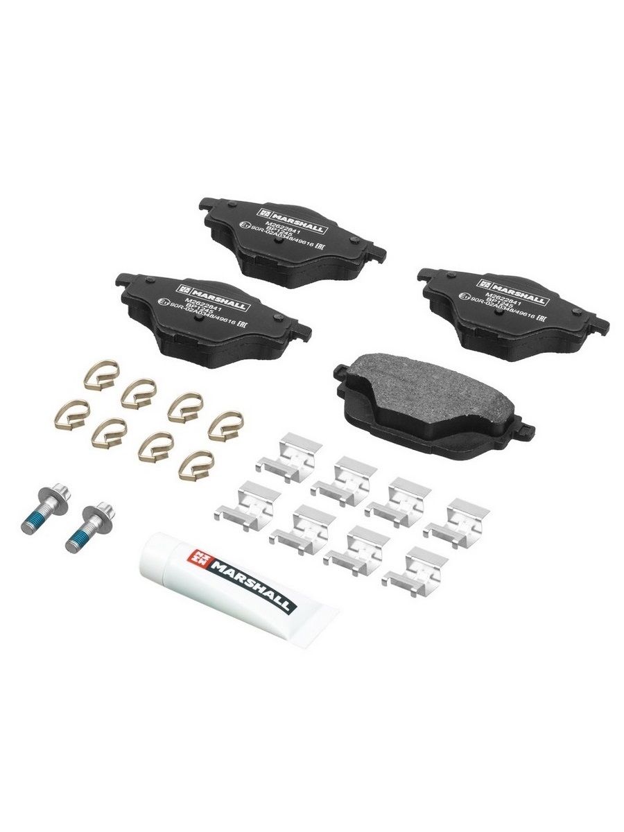 Тормозные колодки задние для а/м GEELY Emgrand, CITROEN C4, PEUGEOT / Джили Имгранд, Ситроен, Пежо, Marshall M2622841