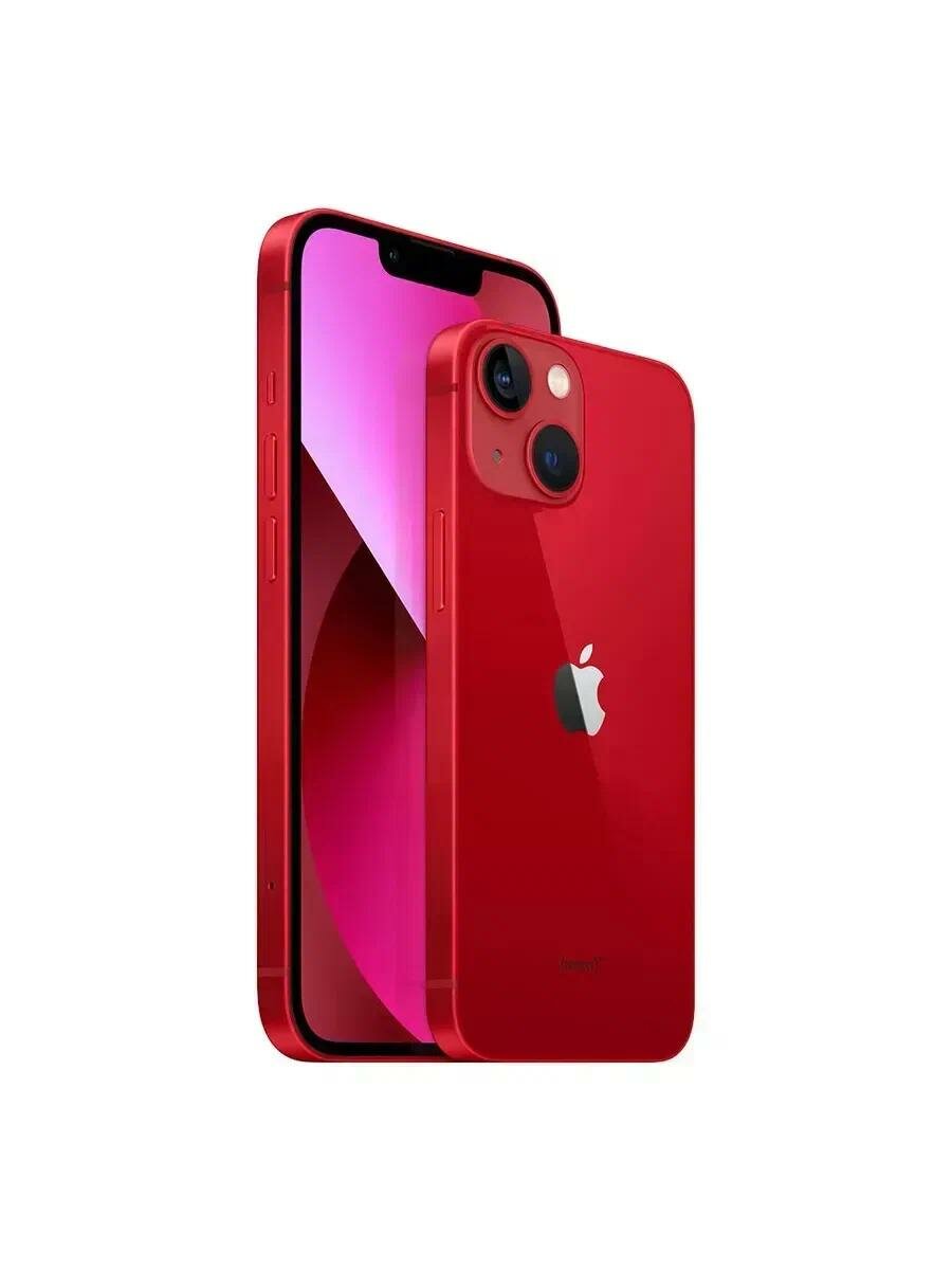 Смартфон Apple iPhone 13 Mini, 4 ГБ+128 ГБ, красный, nano SIM