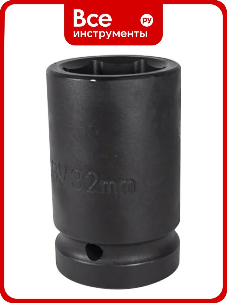 Торцевая головка Rockforce 32мм 1", 6-гранная ударная L=75мм RF-4857532(51301)