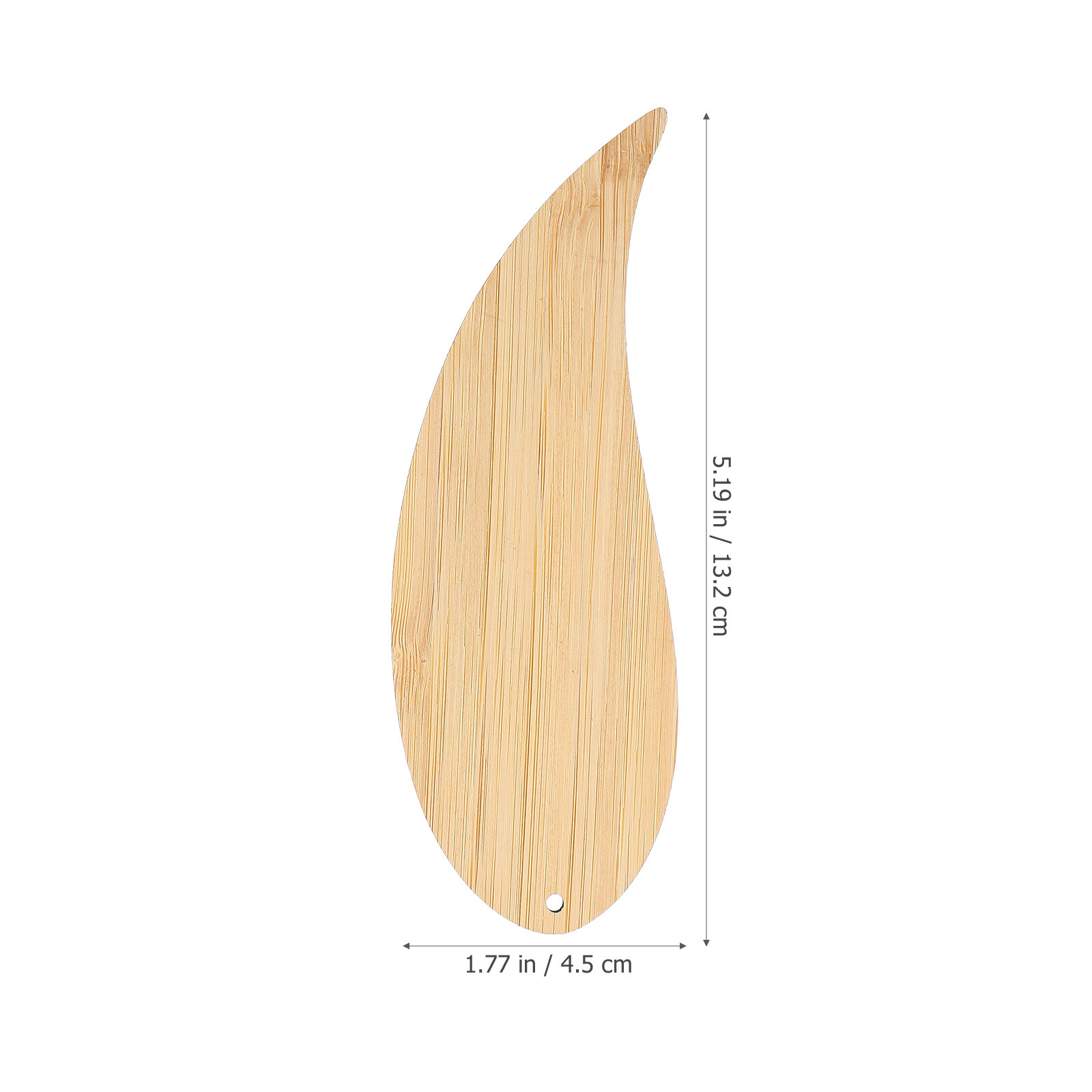6 Штук Книжные Закладки Из Бамбука В Forme Листа Толщиной 0.2Cm Размер 13.2X4.5X0.2Cm