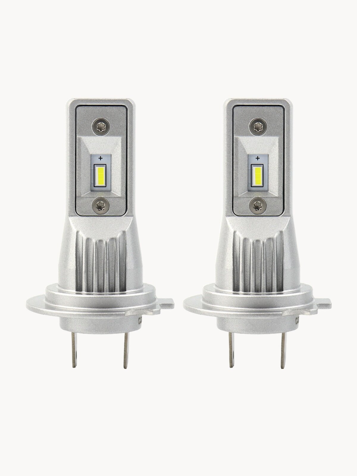 Светодиодные LED лампы H7 H18 для авто ElectroKot Atomic PRO установка без переходников 2700K цвет галогена 2 шт