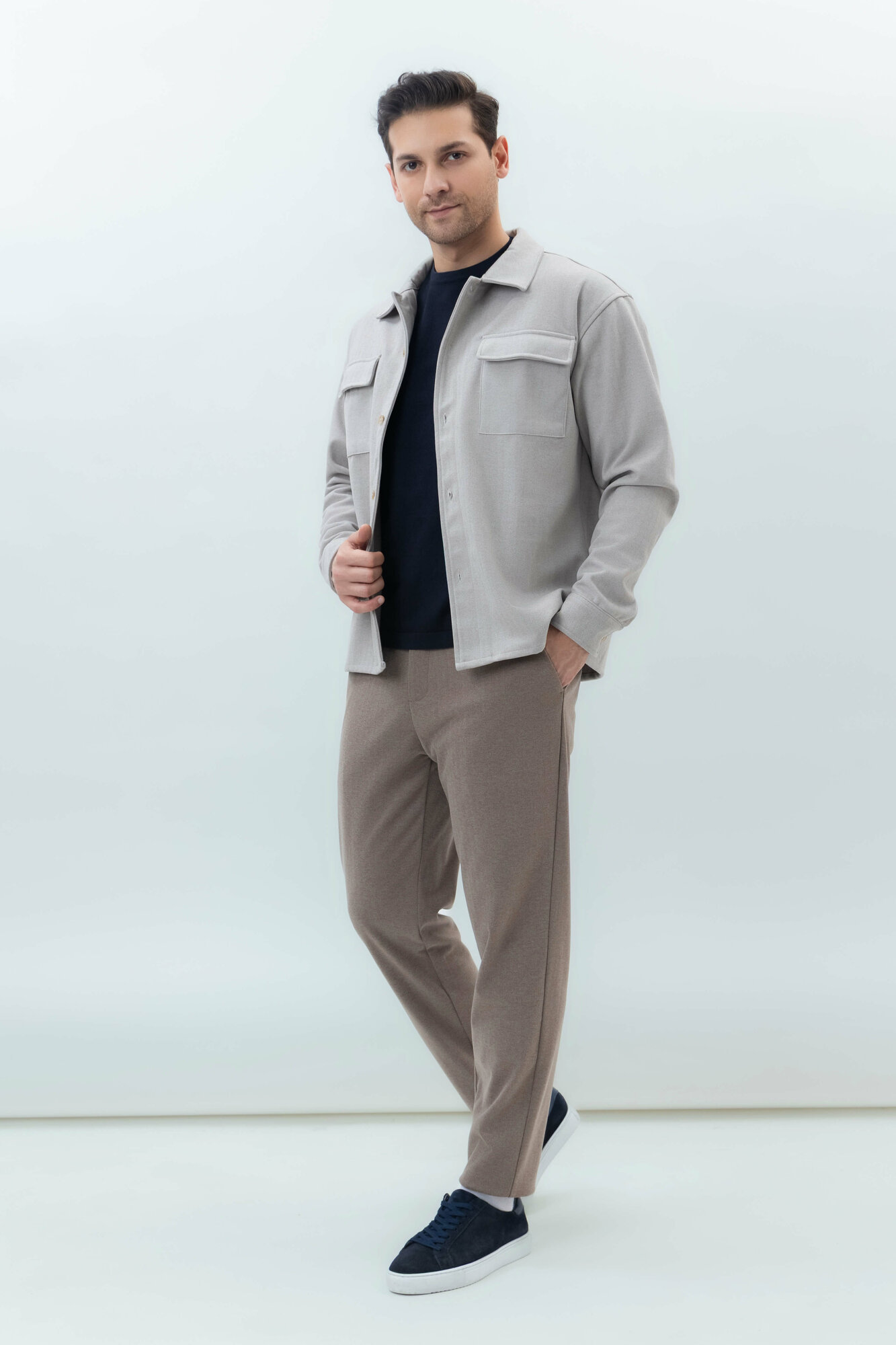 Брюки классические TERRA PRO, размер 30, beige — фото 1