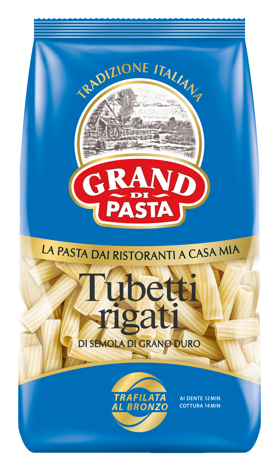 Grand di Pasta макароны трубочки (tubetti), 450 г