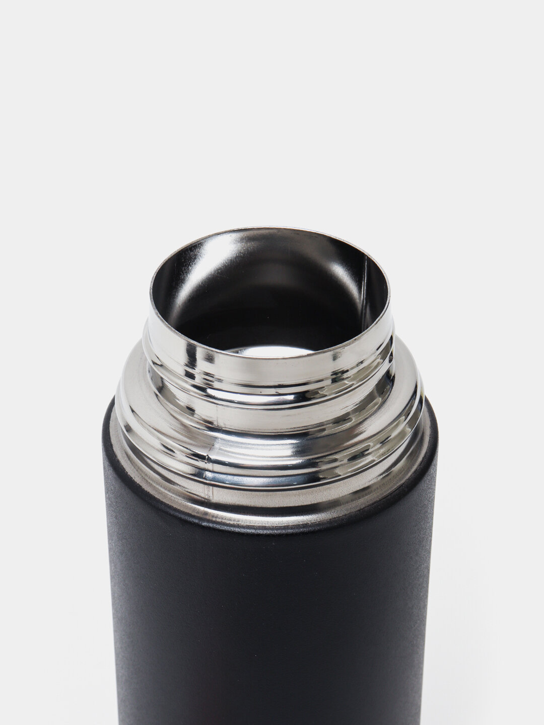 Термос, 3 стакана и подарочный набор, 500 мл - Черный — фото 1