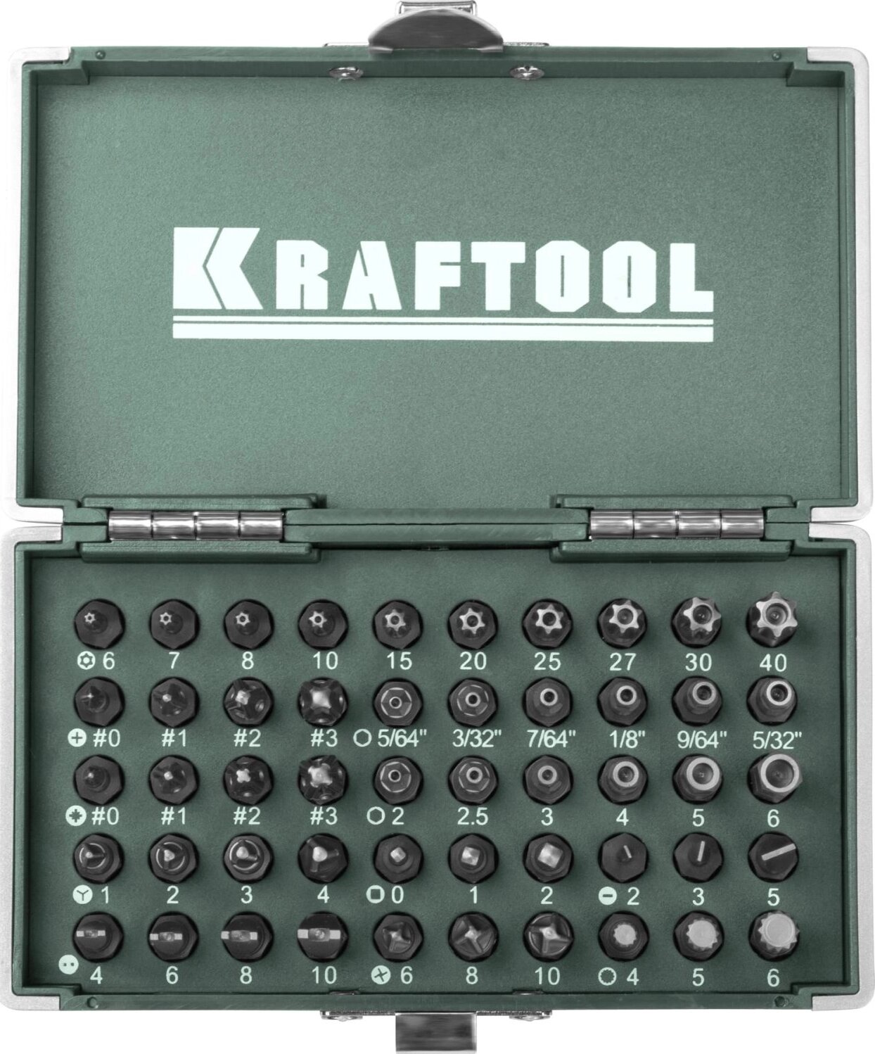 Набор кованых торсионных бит KRAFTOOL 26065-H50