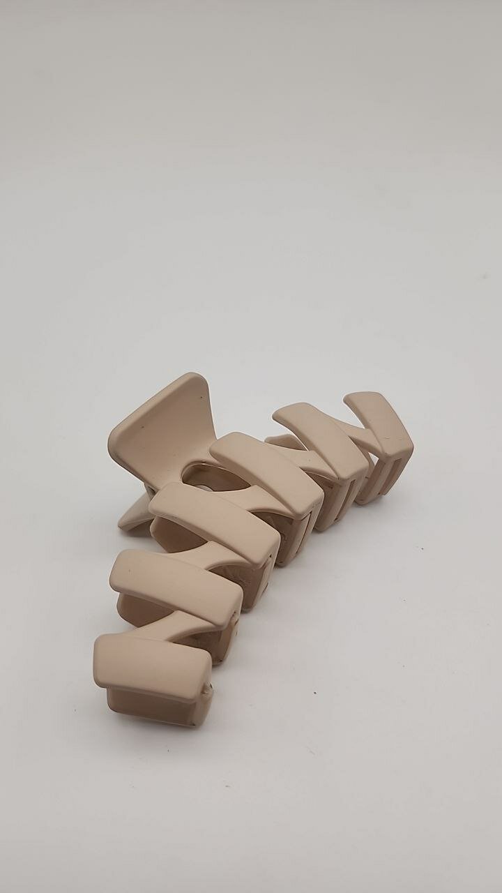 Крабик для волос с матовым покрытием заколка для девушек подарок — фото 1