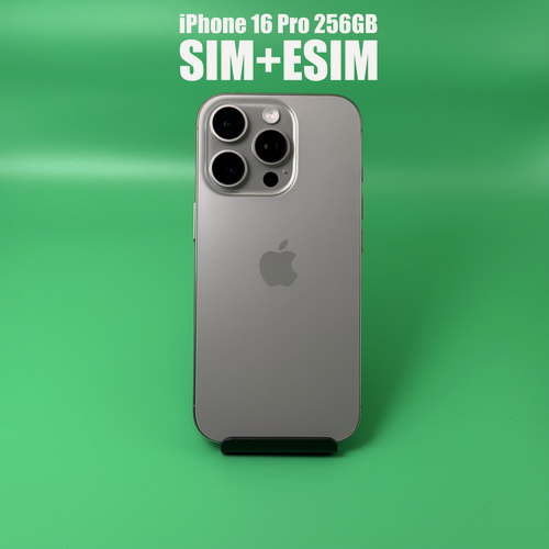 Изображение товара Apple iPhone 16 Pro 256GB, Natural Titanium (nano-SIM + eSIM)