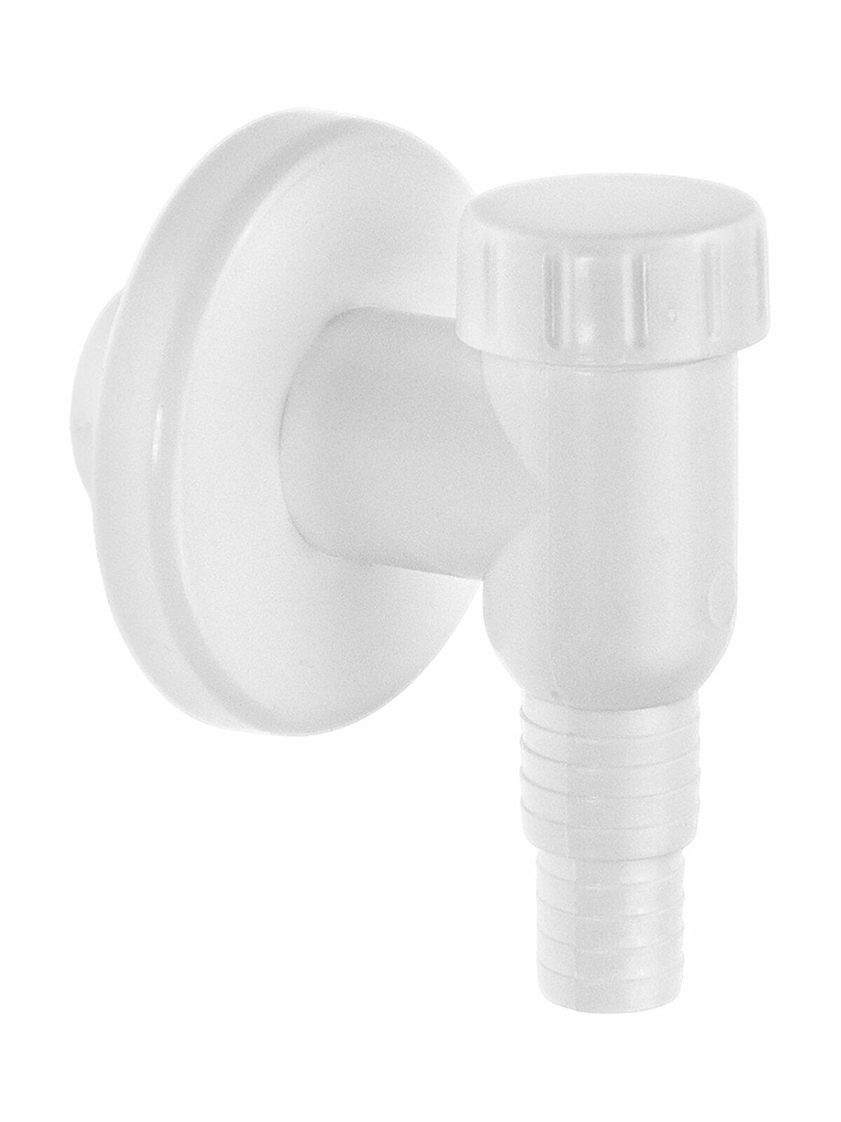 Клапан обратный для стиральной машины или сифон, белый пластик, MasterProf — фото 1