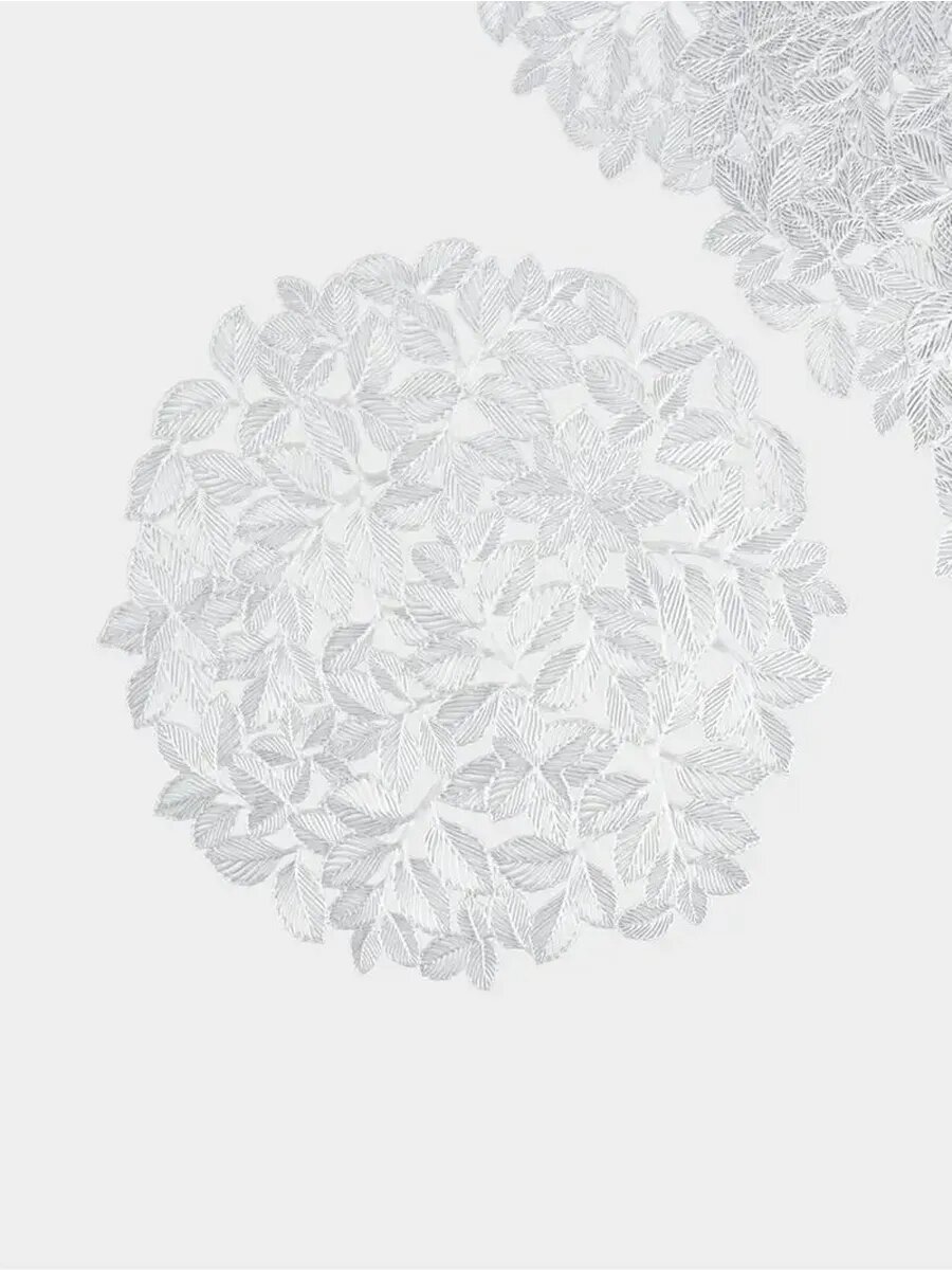 Элегантный набор салфеток 'Листья' для сервировки стола