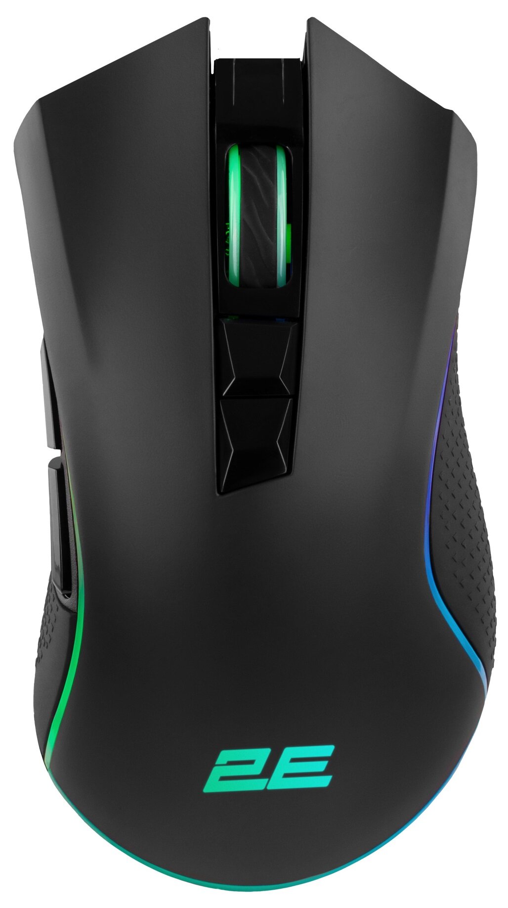 Мышь игровая беспроводная 2E Gaming MG340 WL RGB USB, чёрная