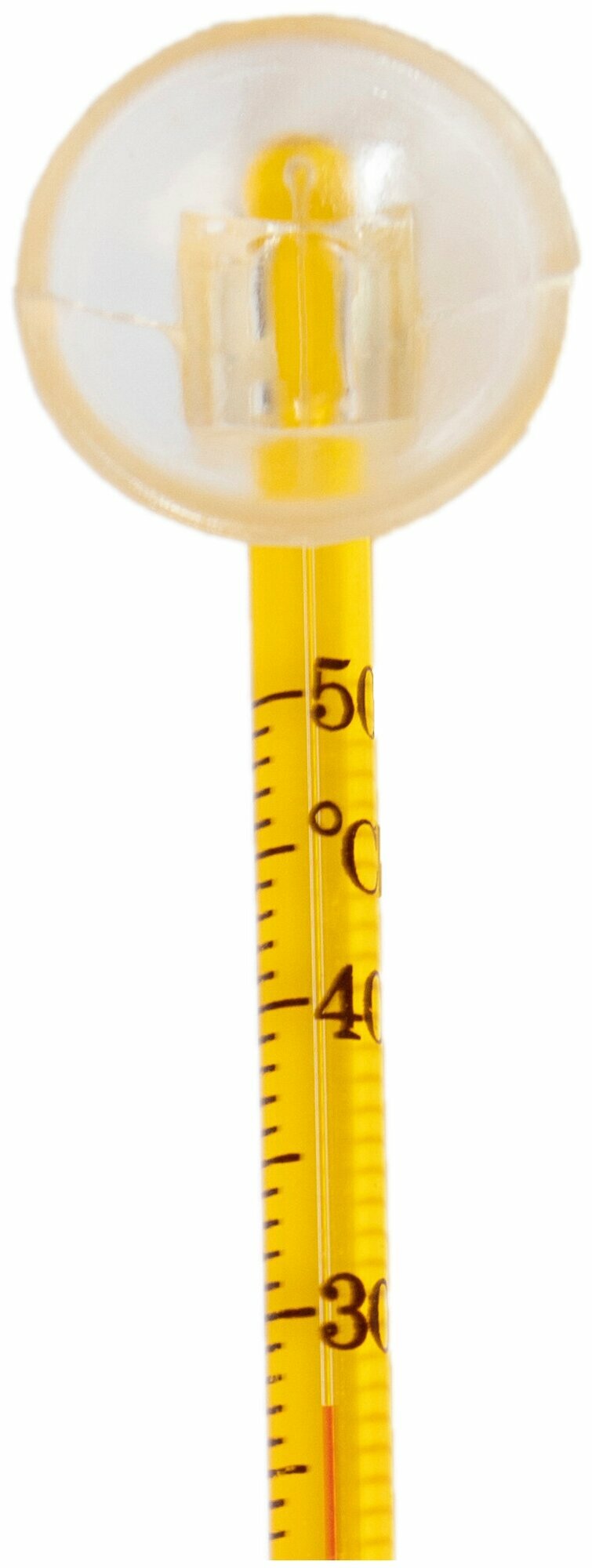 Спиртовой термометр RST-04, для аквариумов, крепление на присоске — фото 1