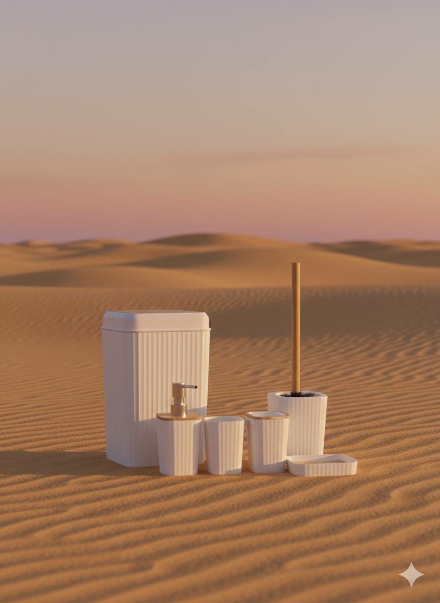 Набор аксессуаров для ванной комнаты Современный набор для ванны