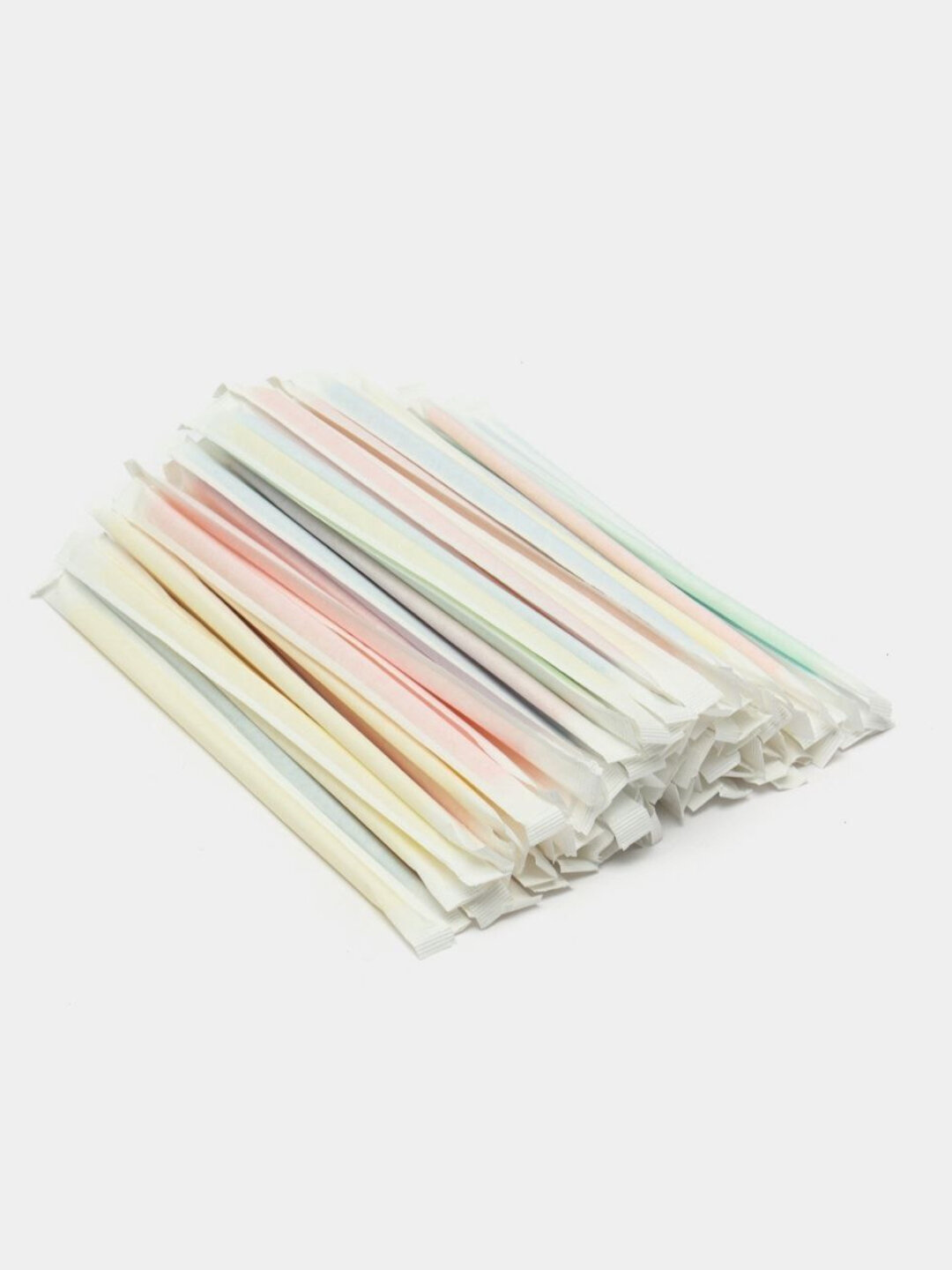 Цветные трубочки для смузи и коктейлей, газированных напитков и сока - 20