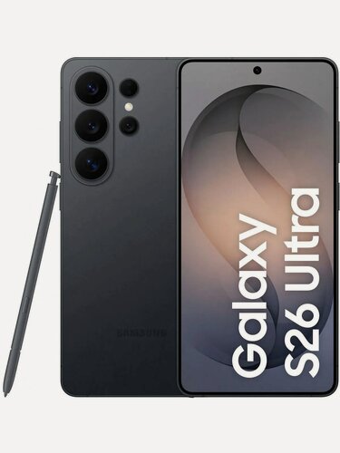 Изображение товара Смартфон Samsung Galaxy S26 Ultra 12/256GB, Dual: nano SIM + eSIM, Black