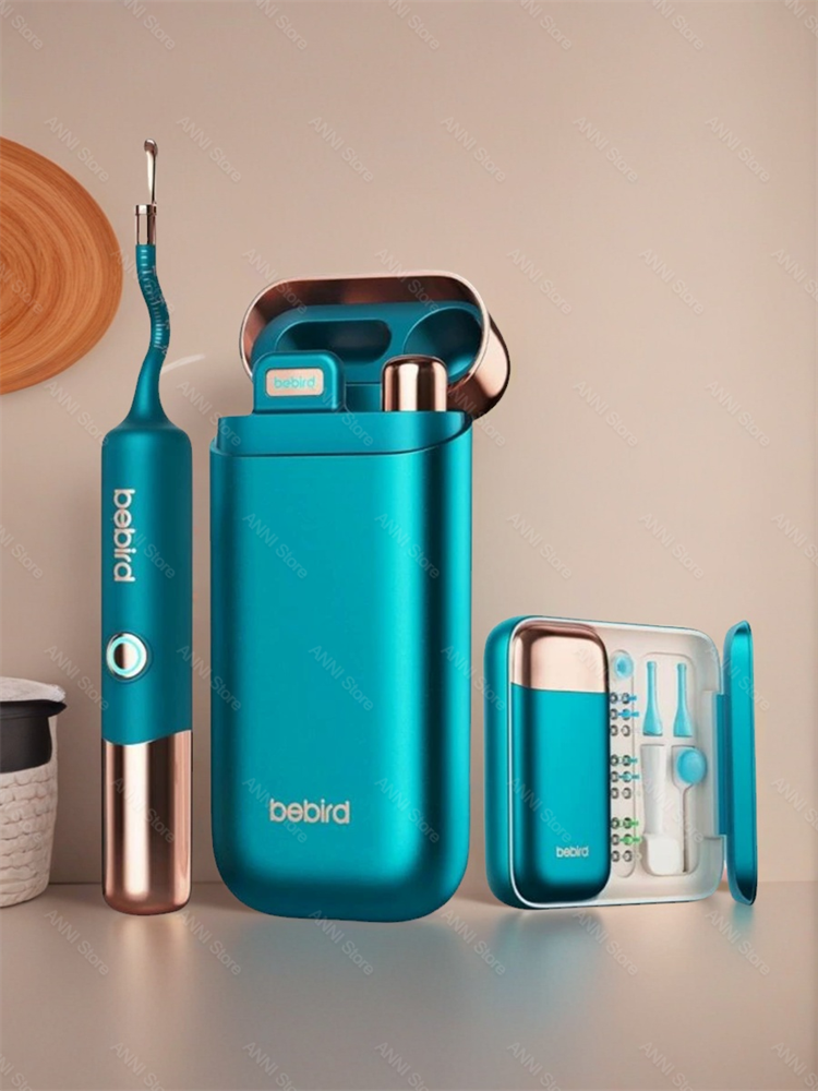 Bebird Умная ушная палочка для чистки ушей с камерой 2K Bebird EarSight Ultra бирюзовый