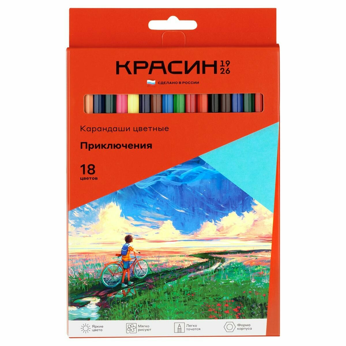 Карандаши 18цв. Красин "Приключения" (КР-180200)