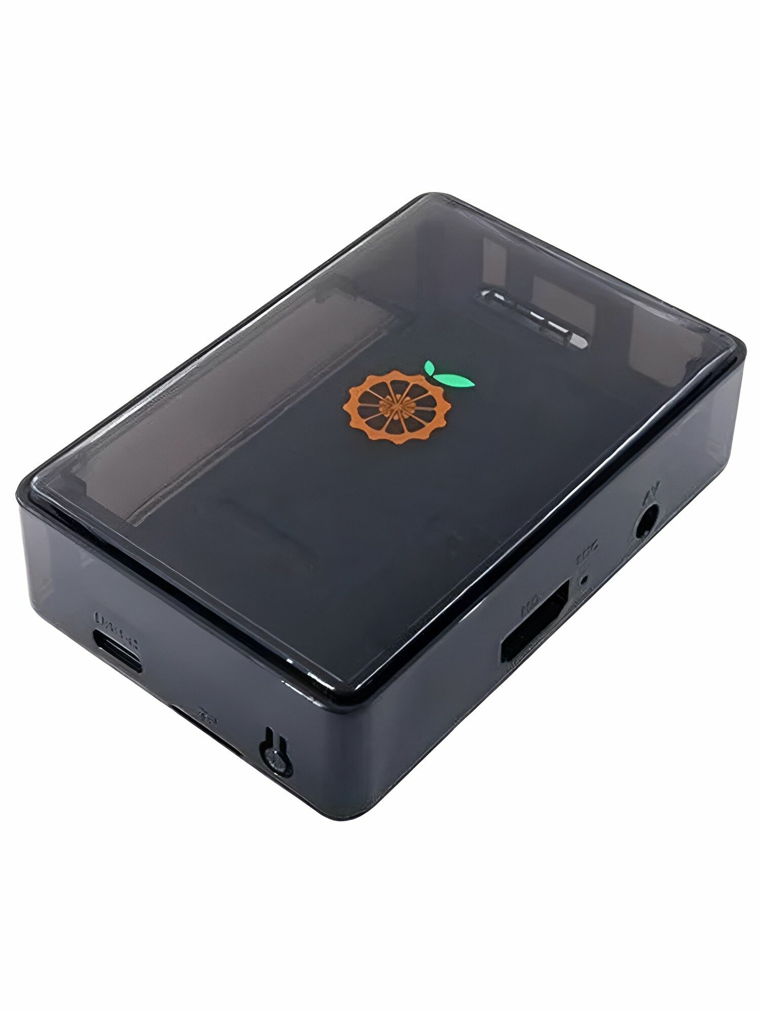 Черный корпус для Orange Pi 3 LTS, полупрозрачный, пр-ль Orange Pi