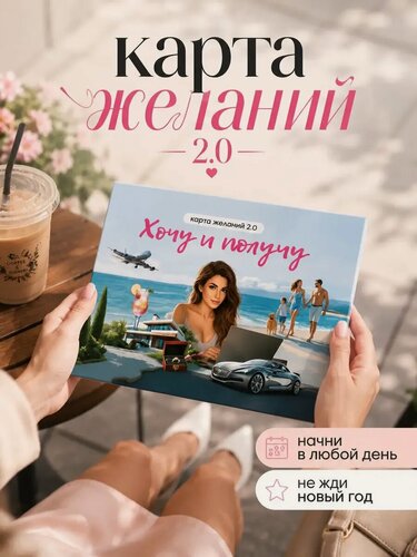 Изображение товара Карта желаний 2026 подарок подруге на день рождения EZOTERIUM