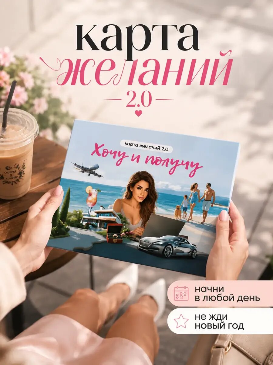 Карта желаний 2026 подарок подруге на день рождения EZOTERIUM