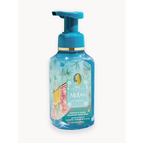 фото Bath and body works мыло-пенка для рук, 259 мл, disney princess mulan bath & body works