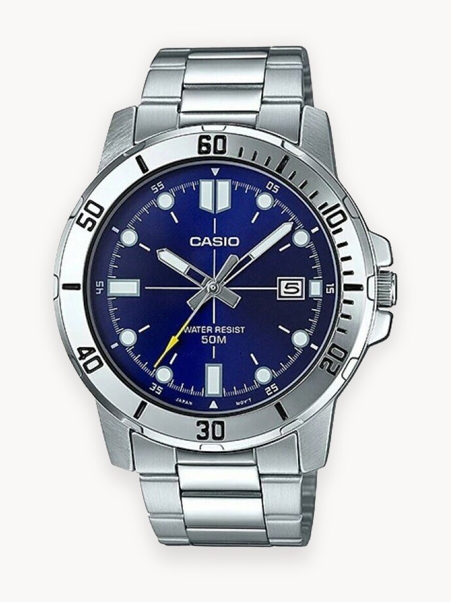 Наручные часы CASIO Collection Men, серебристый