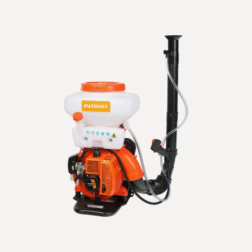 Изображение товара Опрыскиватель бензиновый Patriot PT 420WF-12, 2-тактный, 14 л, 3 л/мин, распыление 12 м, оранжевый