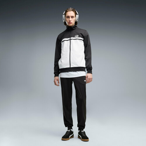 фото Костюм спортивный puma poly colorblock suit, размер 52, черный