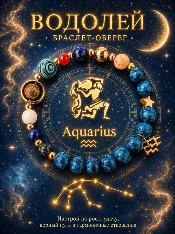 Талисман Оберег/Браслеты из натуральных камней - это женские амулеты, обереги созвездий