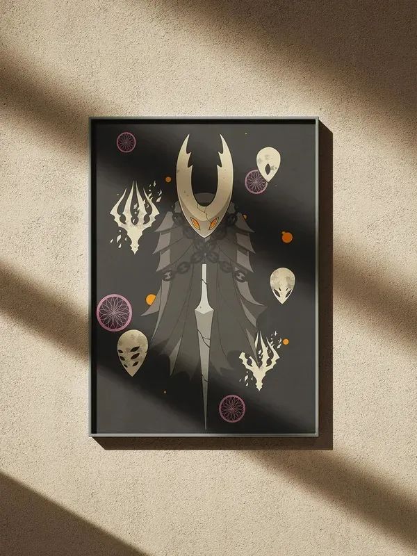 Постер по игре Hollow Knight, (30x40 см)