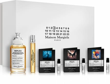 Набор парфюмерии унисекс maison margiela replica by the fireplace, 30 мл + 10 мл + 3 миниатюры по 1,2 мл