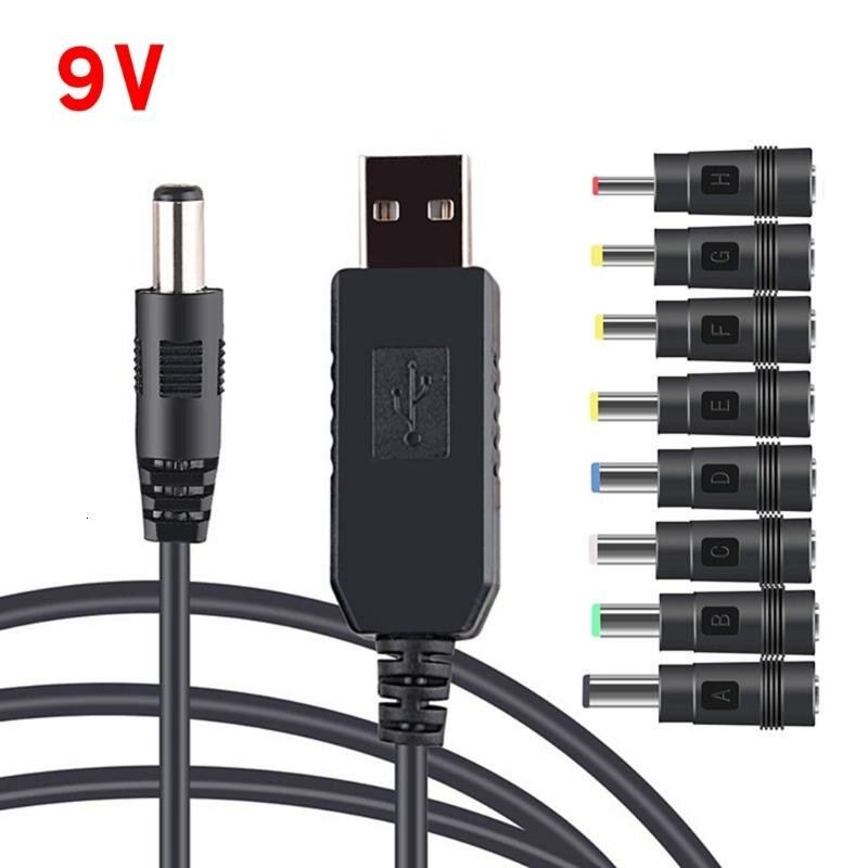 USB-кабель питания с разъёмами DC, 9V