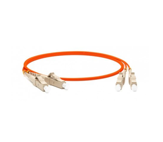 Hyperline FC-D2-62-LC/PR-LC/PR-H-15M-LSZH-OR Патч-корд волоконно-оптический (шнур) MM 62.5/125