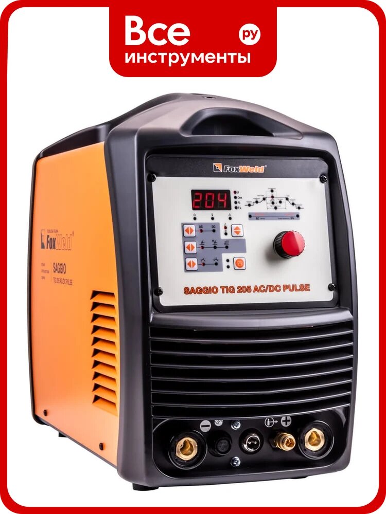 Аппарат аргонодуговой сварки Foxweld SAGGIO TIG 205 AC/DC Pulse 7586