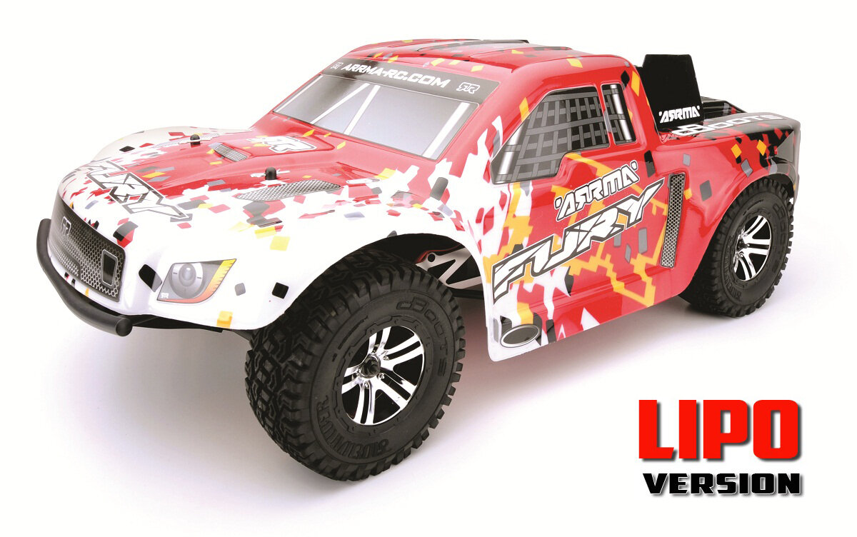 ARRMA Fury BLX 2WD 1/10 (красный)
