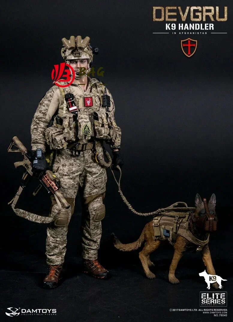 Фигурка DAMTOYS DAM78040 US Navy SEAL DEVGRU K9