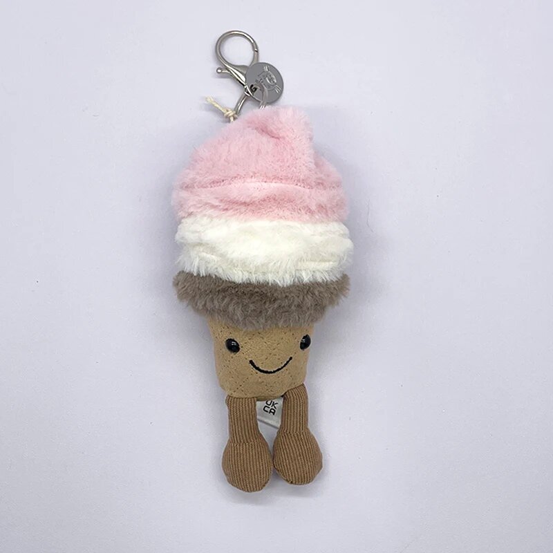 JELLYCAT Плюшевый брелок Розовый, ice cream