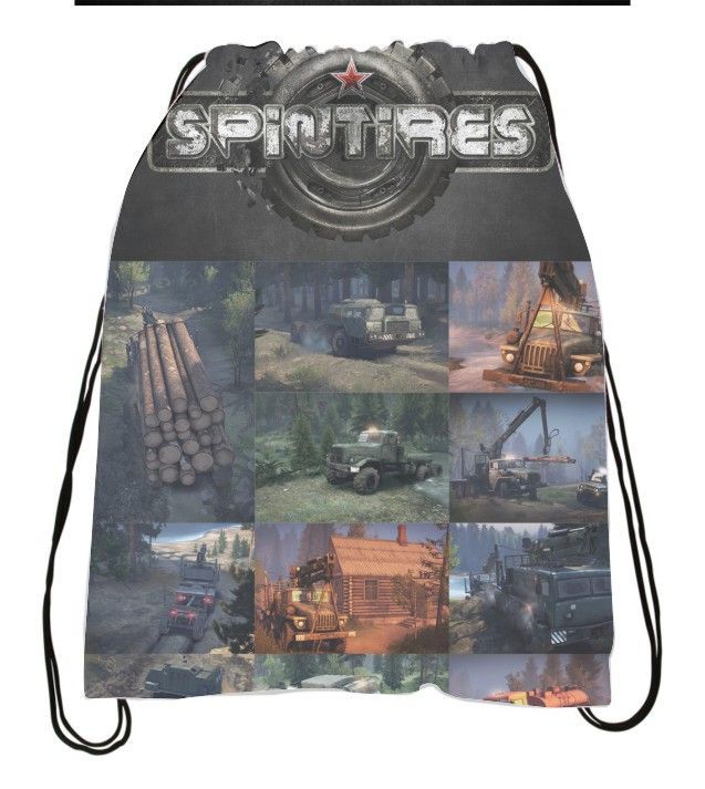 Сумка-мешок для обуви Spintires, Спинтайрес №3