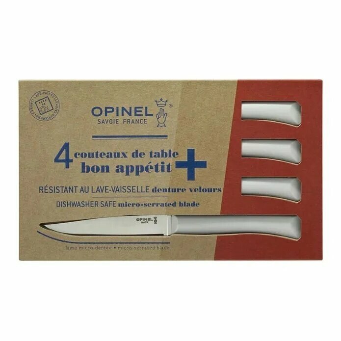 Opinel Набор кухонных ножей "opinel" из 4 предметов