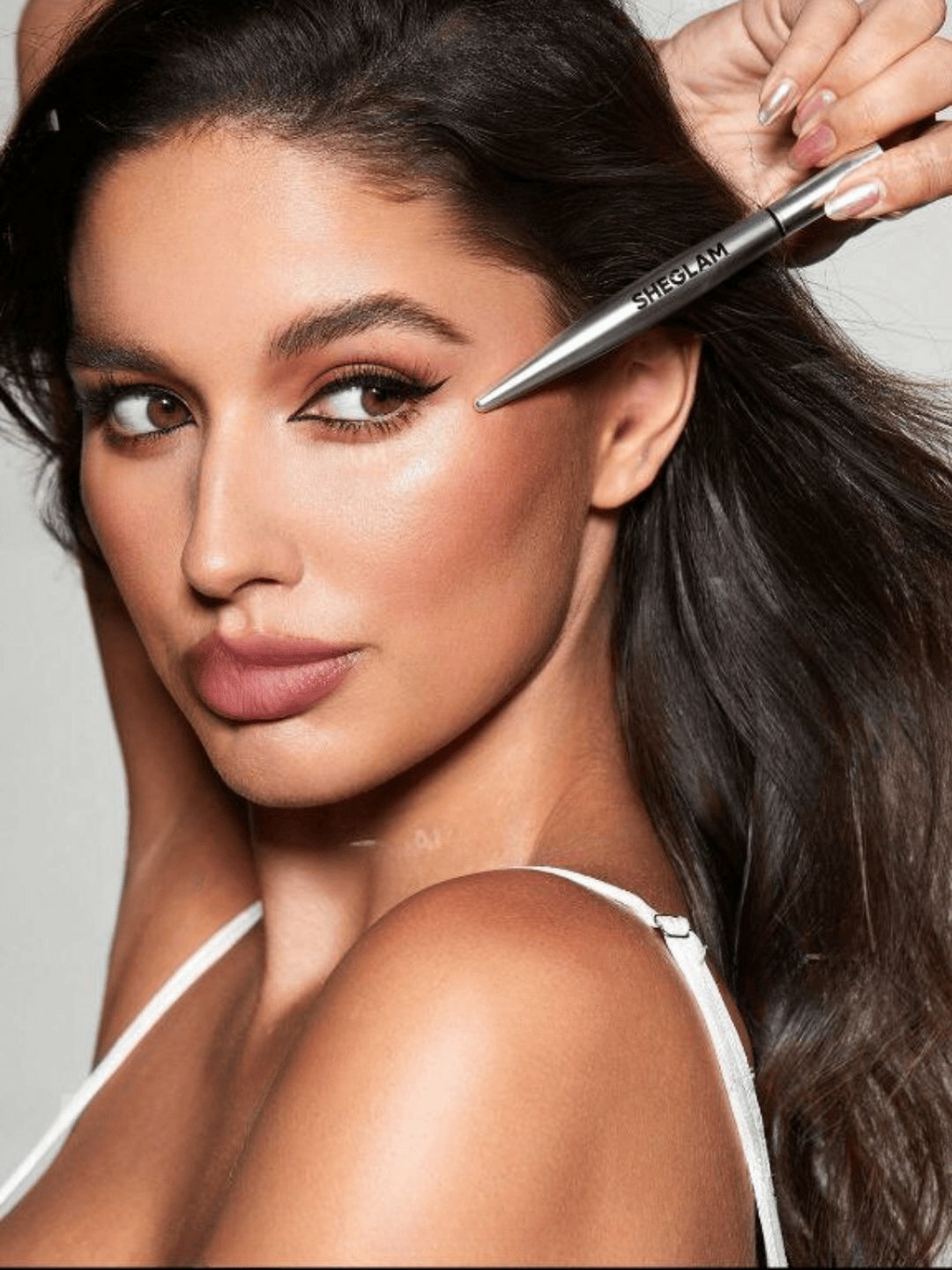 Подводка для глаз Sheglam, водостойкая, точность линий, стойкость до 24 ч, коричневая